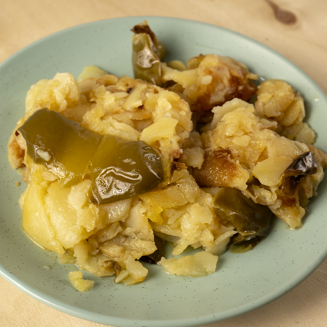 Patatas fritas al montón
